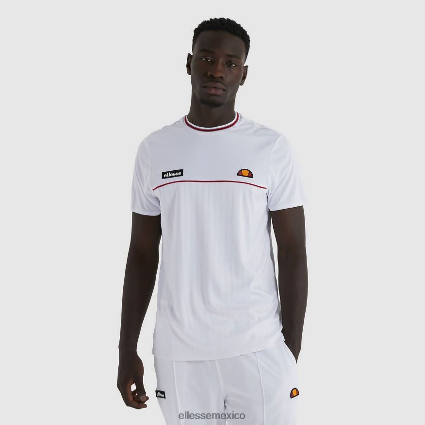 ropa mx Ellesse hombres camiseta de aarón blanco 84X86H479