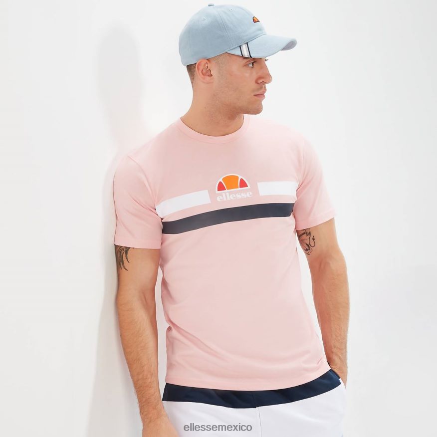 ropa mx Ellesse hombres camiseta de abril Rosa claro 84X86H370