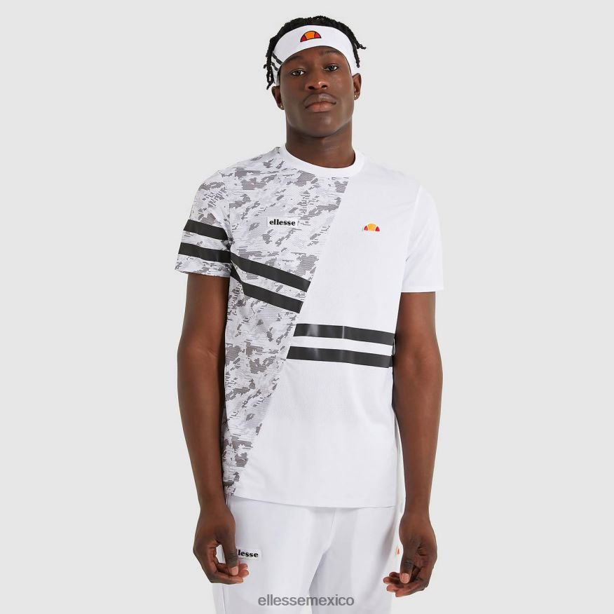 ropa mx Ellesse hombres camiseta de dígitos blanco 84X86H485