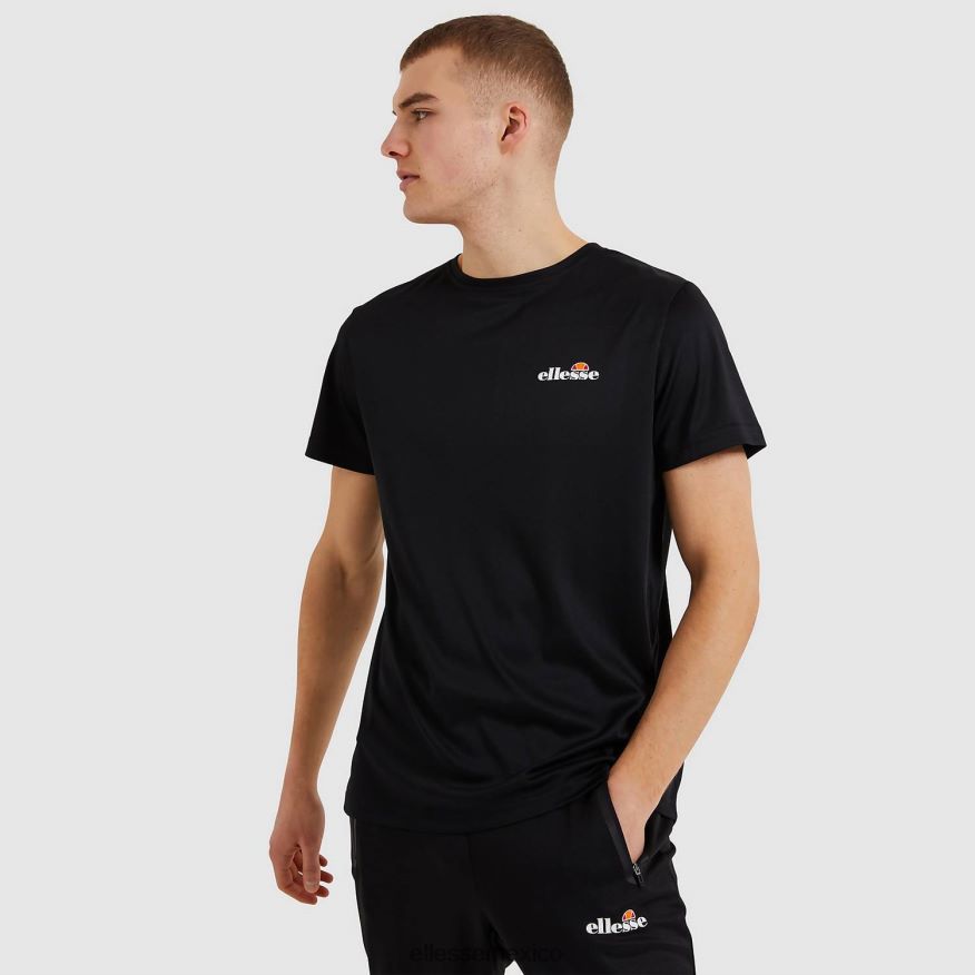 ropa mx Ellesse hombres camiseta malbe negro 84X86H406