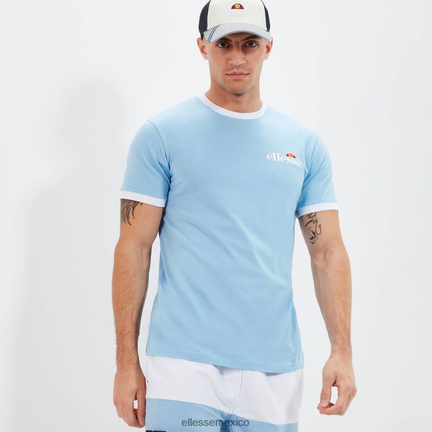 ropa mx Ellesse hombres camiseta meduno azul claro 84X86H402