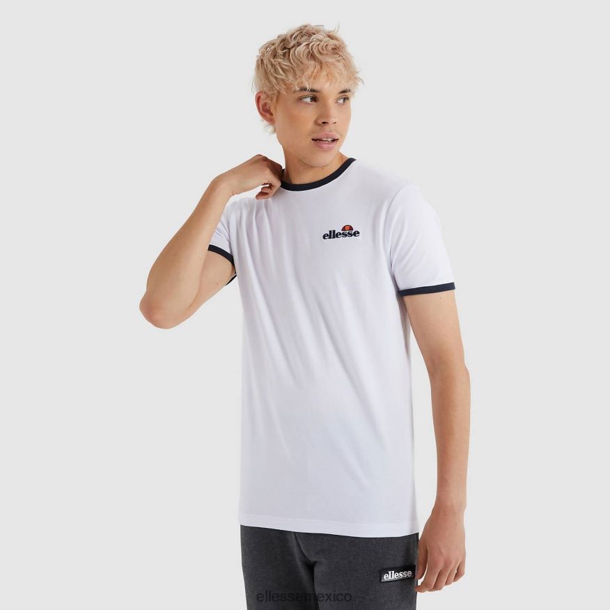 ropa mx Ellesse hombres camiseta meduno blanco 84X86H478