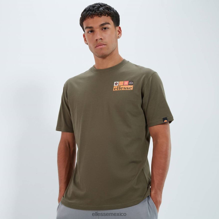 ropa mx Ellesse hombres camiseta mestière caqui 84X86H395