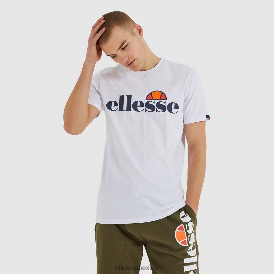 ropa mx Ellesse hombres camiseta sl prado blanco 84X86H368