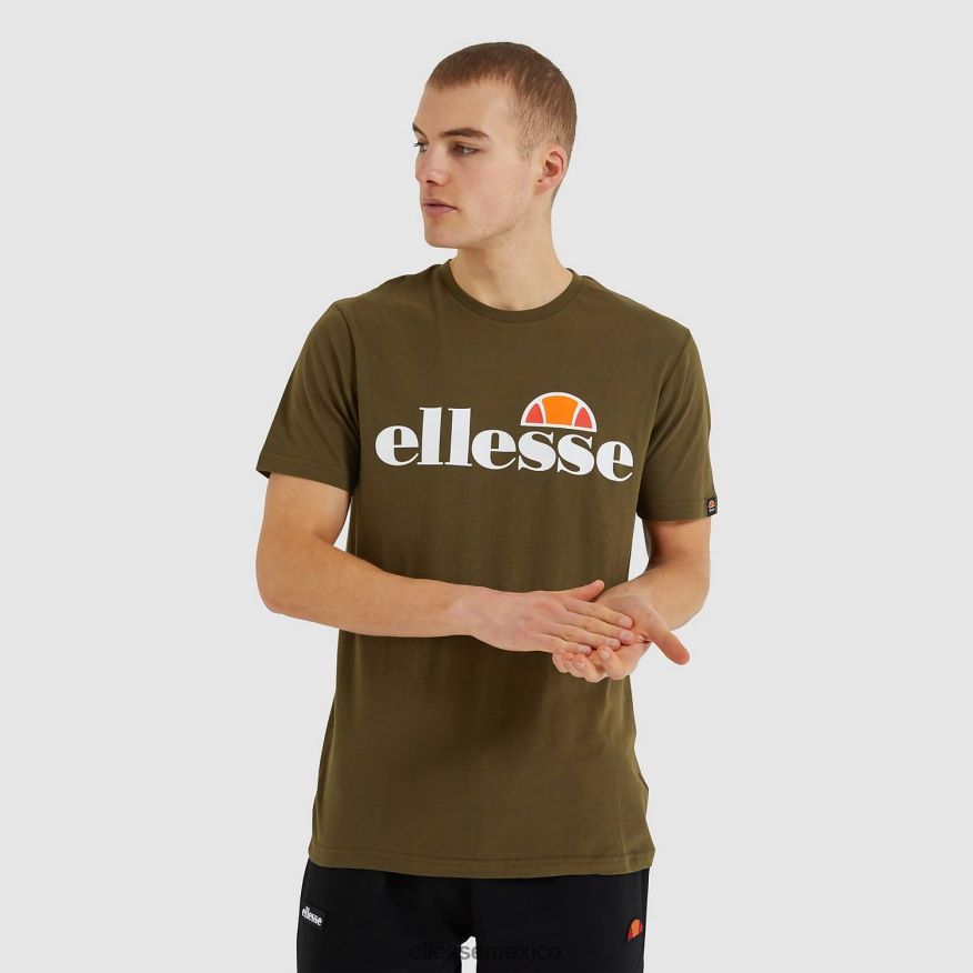 ropa mx Ellesse hombres camiseta sl prado caqui 84X86H366