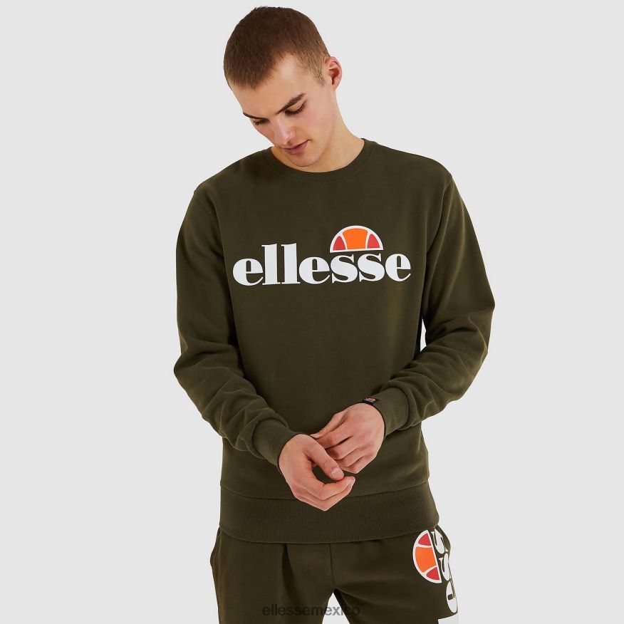 ropa mx Ellesse hombres sudadera sl succiso caqui 84X86H291