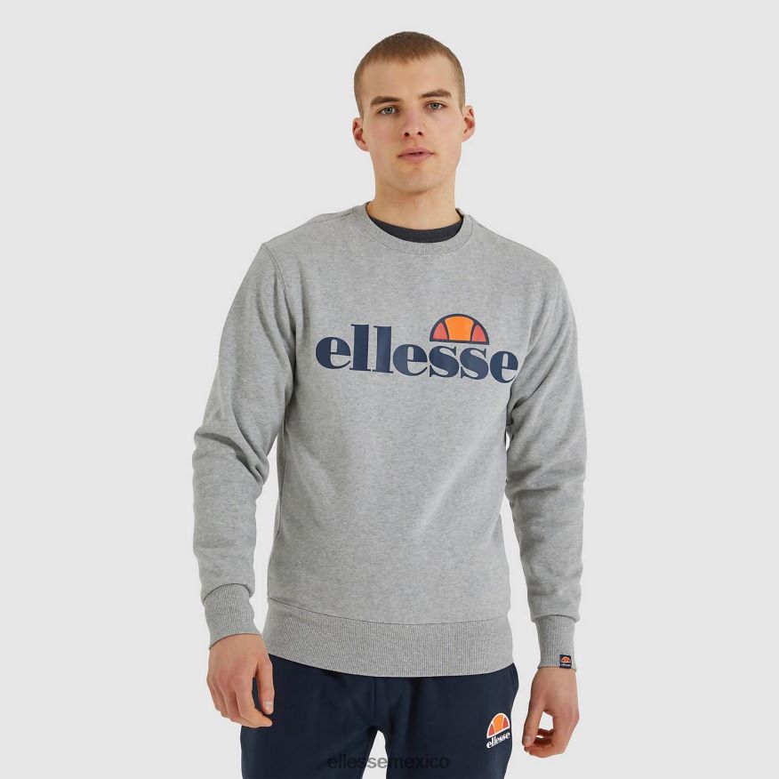 ropa mx Ellesse hombres sudadera sl succiso marga gris 84X86H293