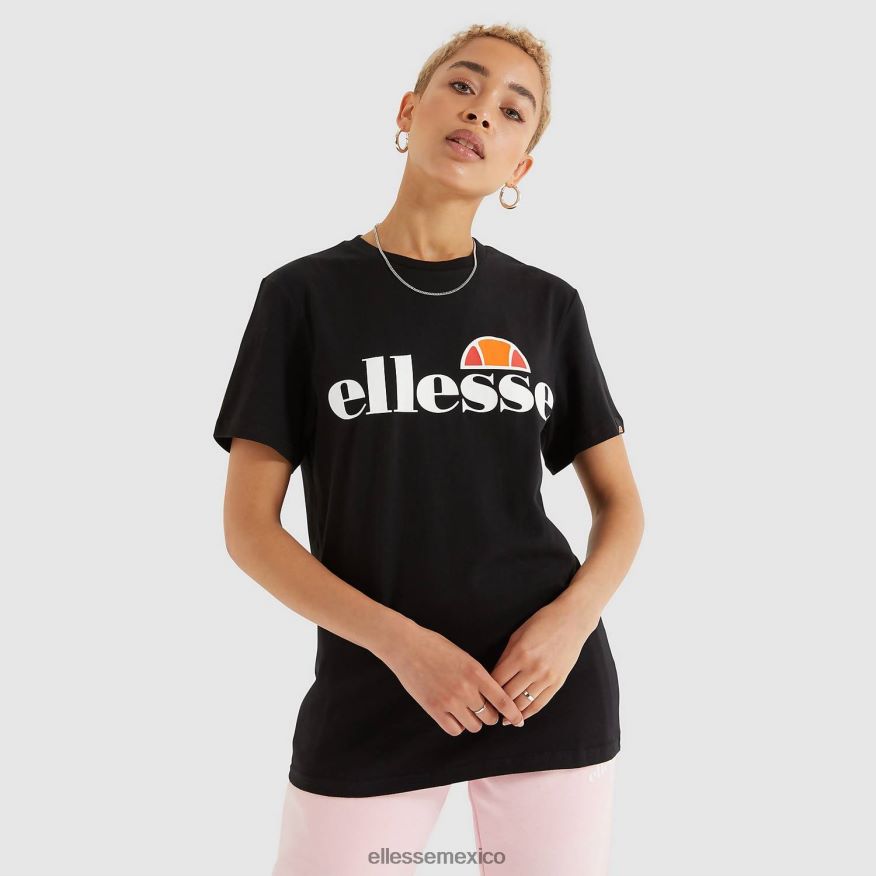 ropa mx Ellesse mujer camiseta albany negra antracita 84X86H61