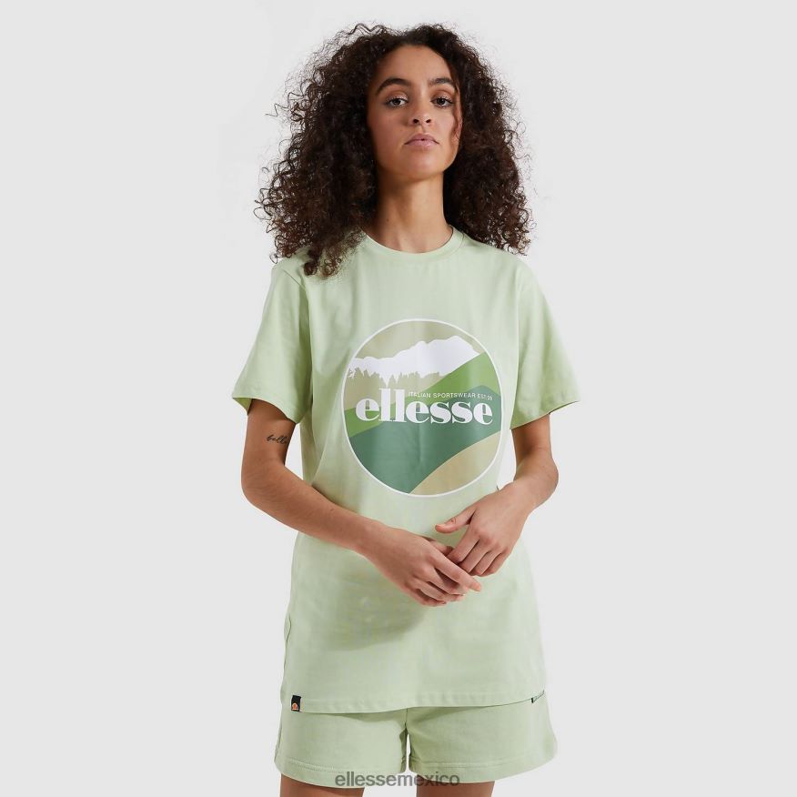 ropa mx Ellesse mujer camiseta shabunda verde claro 84X86H221