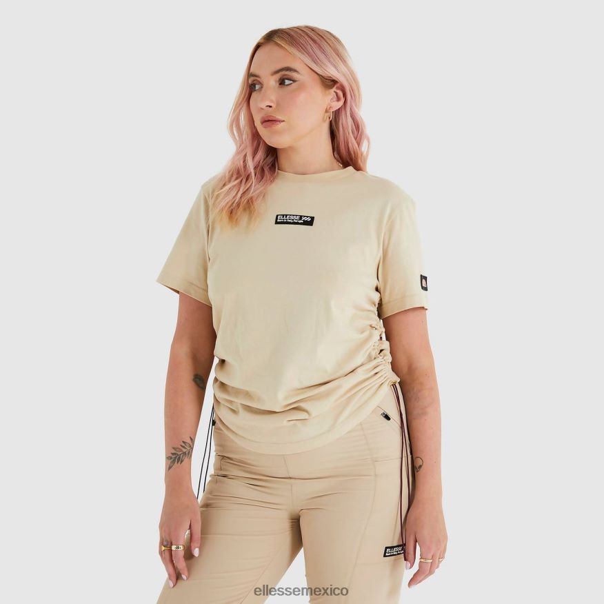 ropa mx Ellesse mujer camiseta viglio beige 84X86H222