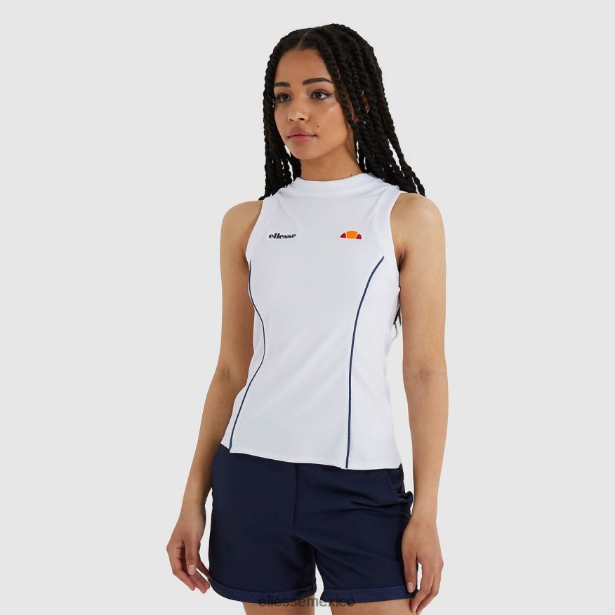 ropa mx Ellesse mujer top sin mangas tinta blanco 84X86H244