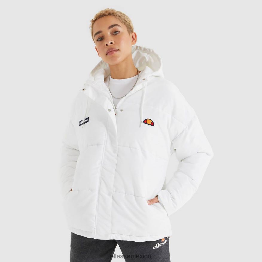 ropa mx Ellesse mujer chaqueta acolchada pejo blanco 84X86H2