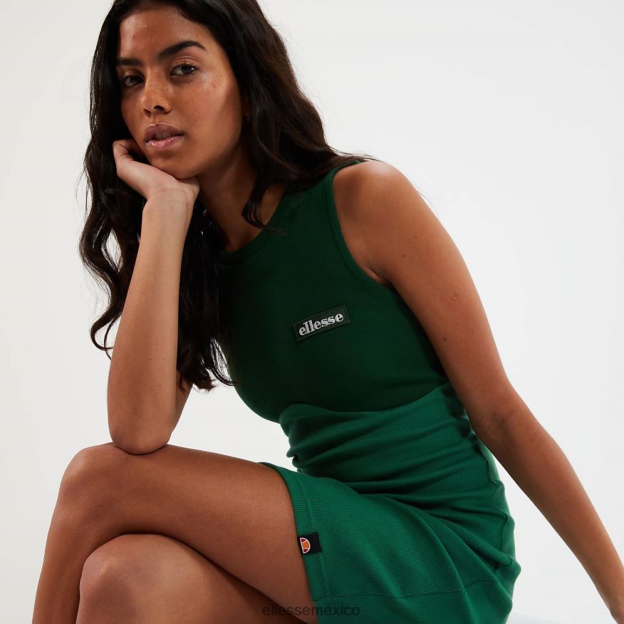 ropa mx Ellesse mujer vestido de muñeca verde 84X86H106