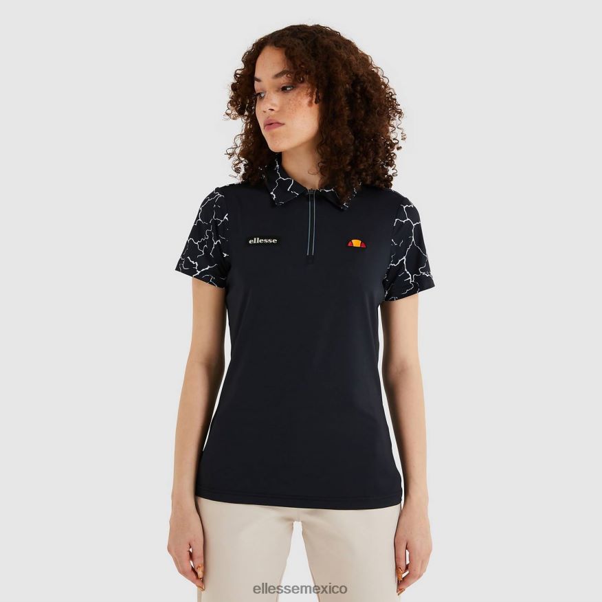 ropa mx Ellesse mujer polo de rique negro 84X86H229