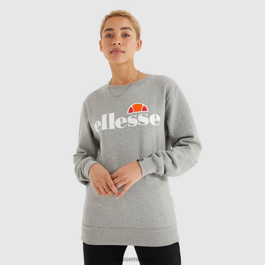 ropa mx Ellesse mujer sudadera agata marga gris 84X86H30