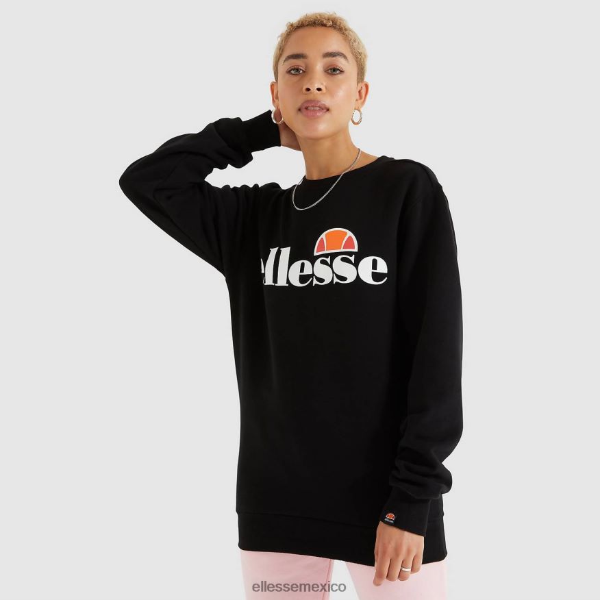 ropa mx Ellesse mujer sudadera agata negro 84X86H47