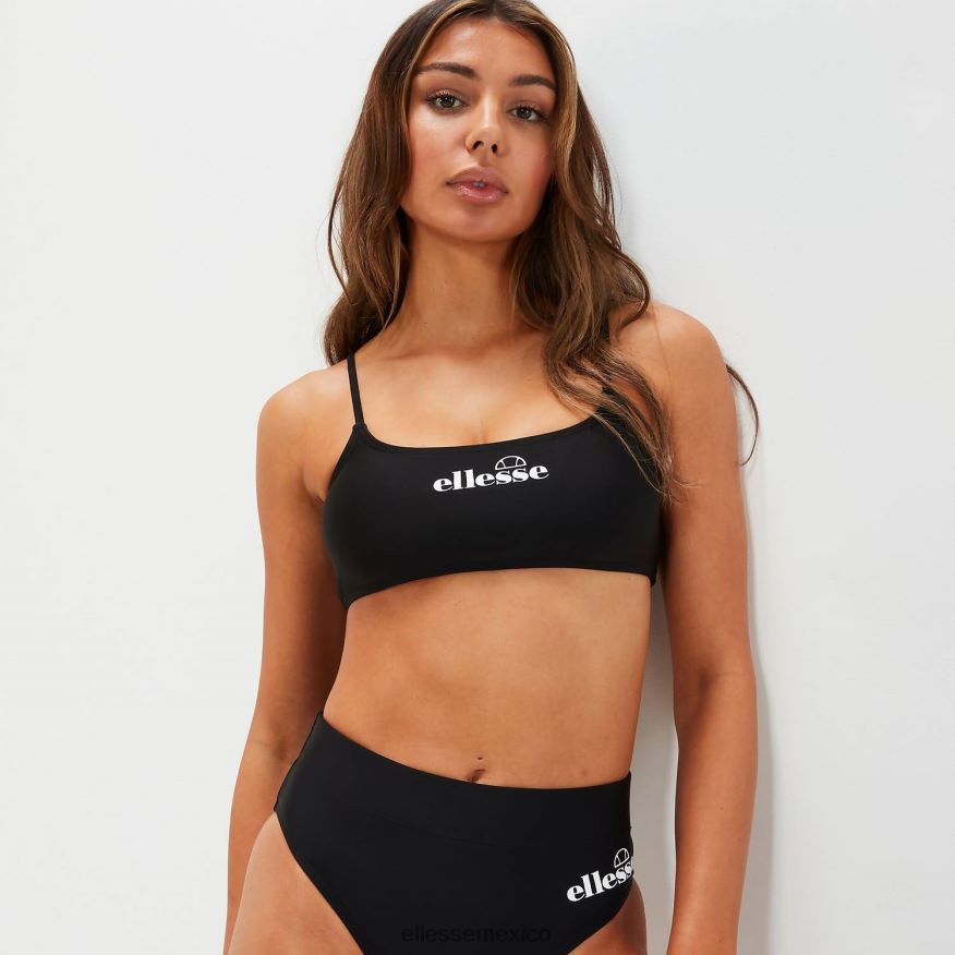 ropa mx Ellesse mujer top de bikini brelian negro 84X86H150